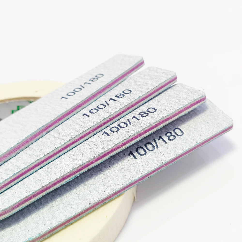 Lima de Uñas 100/180 Grano Media Luna