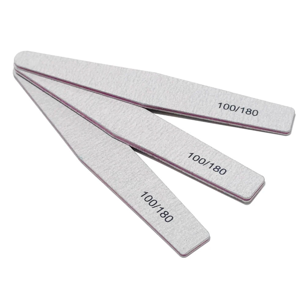 Lima de Uñas 100/180 Grano Media Luna