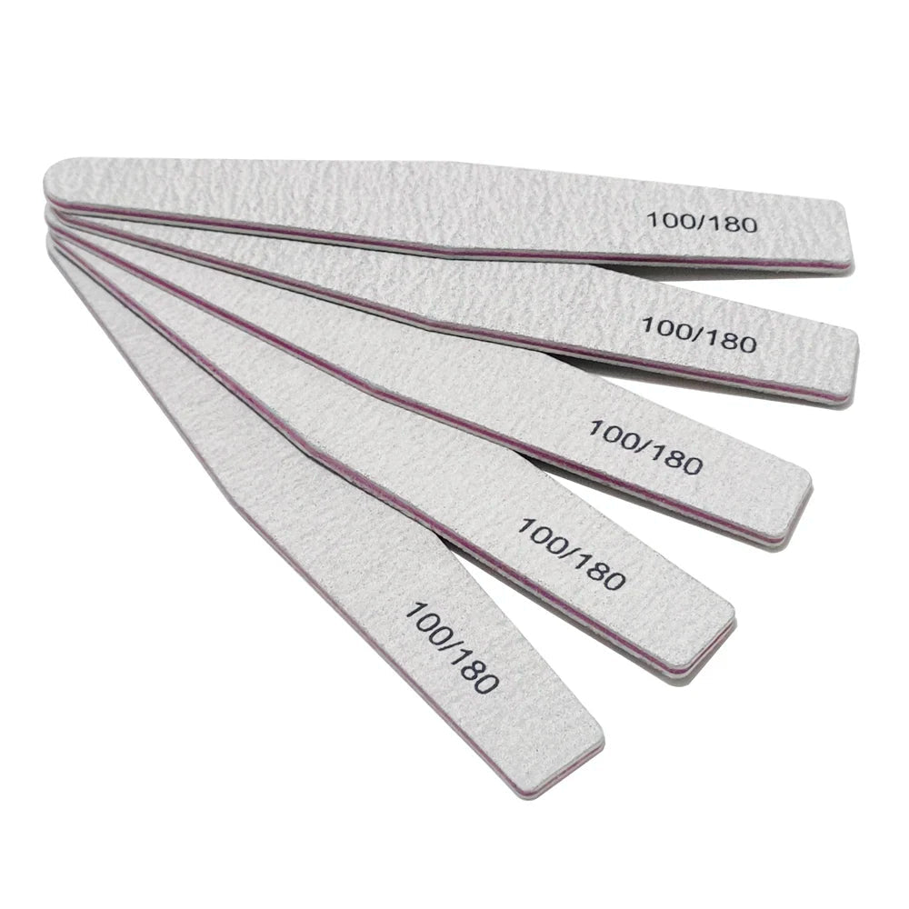 Lima de Uñas 100/180 Grano Media Luna