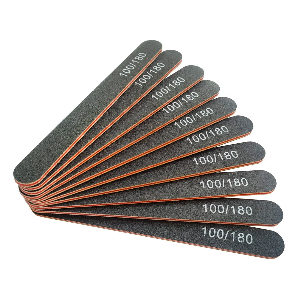 Lima de Uñas 100/180 Grano Media Luna