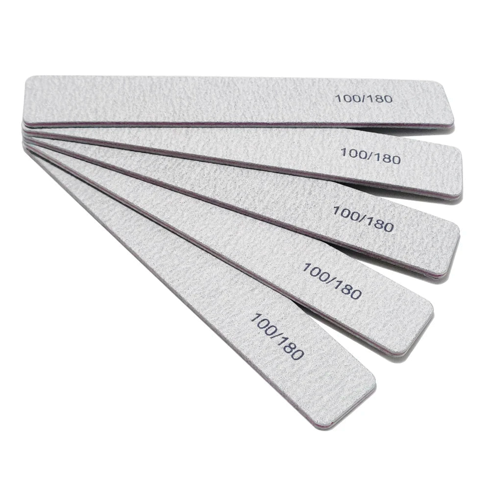 Lima de Uñas 100/180 Grano Media Luna