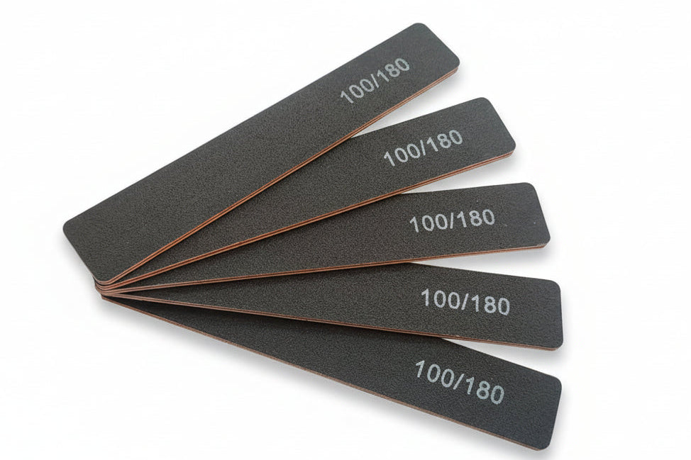 Lima de Uñas 100/180 Grano Media Luna