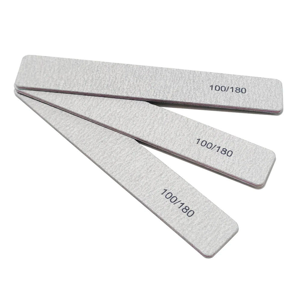 Lima de Uñas 100/180 Grano Media Luna