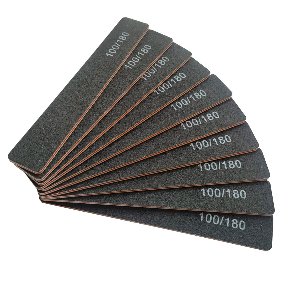 Lima de Uñas 100/180 Grano Media Luna