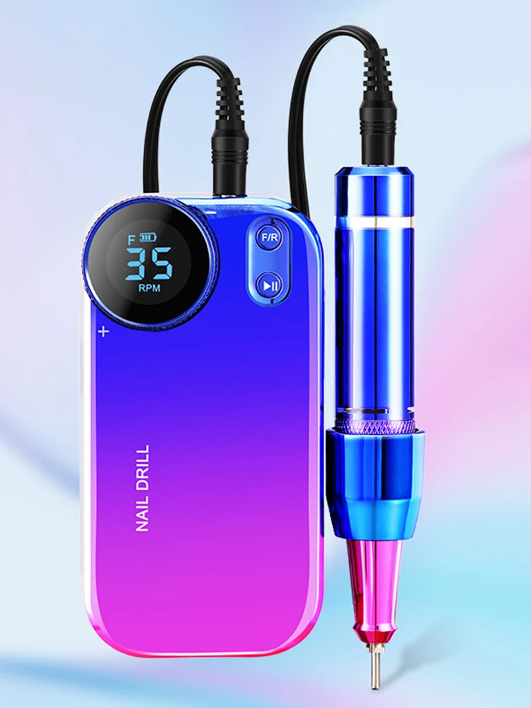 Fresa de Uñas 35.000 RPM Recargable – Manicura Profesional en Casa