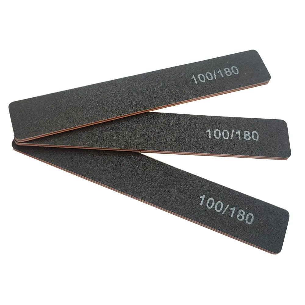 Lima de Uñas 100/180 Grano Media Luna