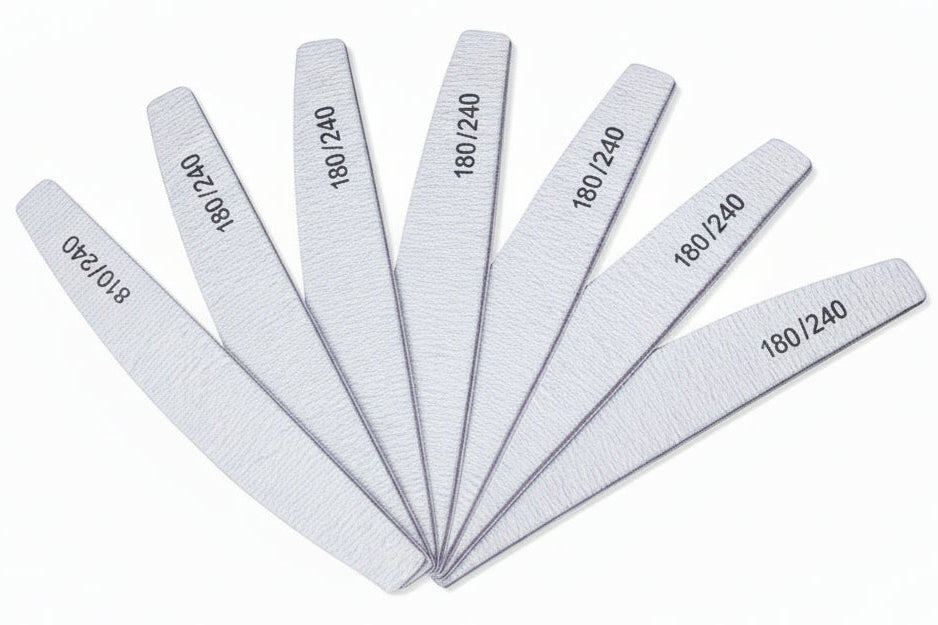 Lima de Uñas 100/180 Grano Media Luna