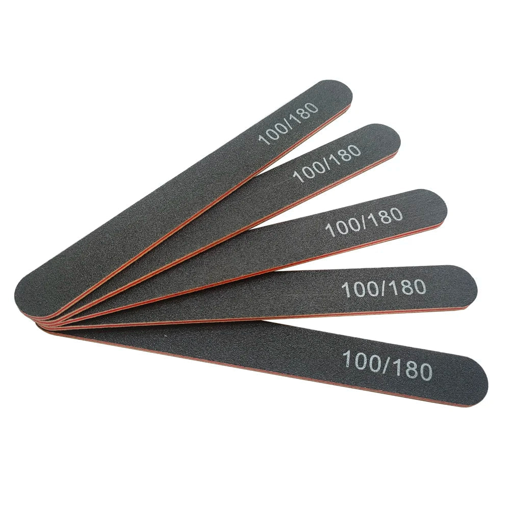 Lima de Uñas 100/180 Grano Media Luna